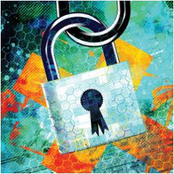 Cybersecurity, illustration