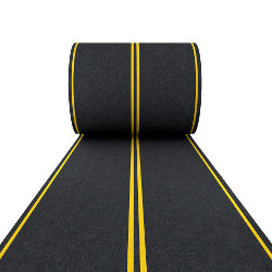 rolled-up road, illustration