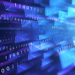 binary data stream, illustration
