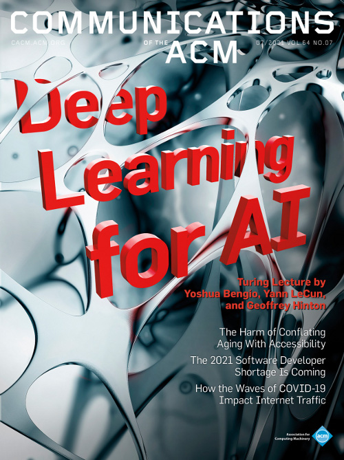 July 2021 CACM cover