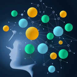 Artist's representation of a large language model.