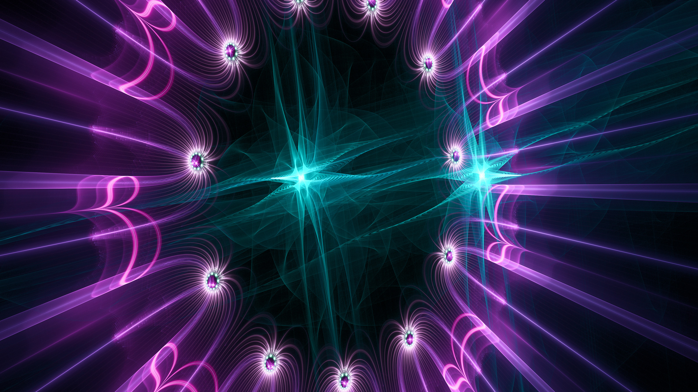 array of patterned light, illustration