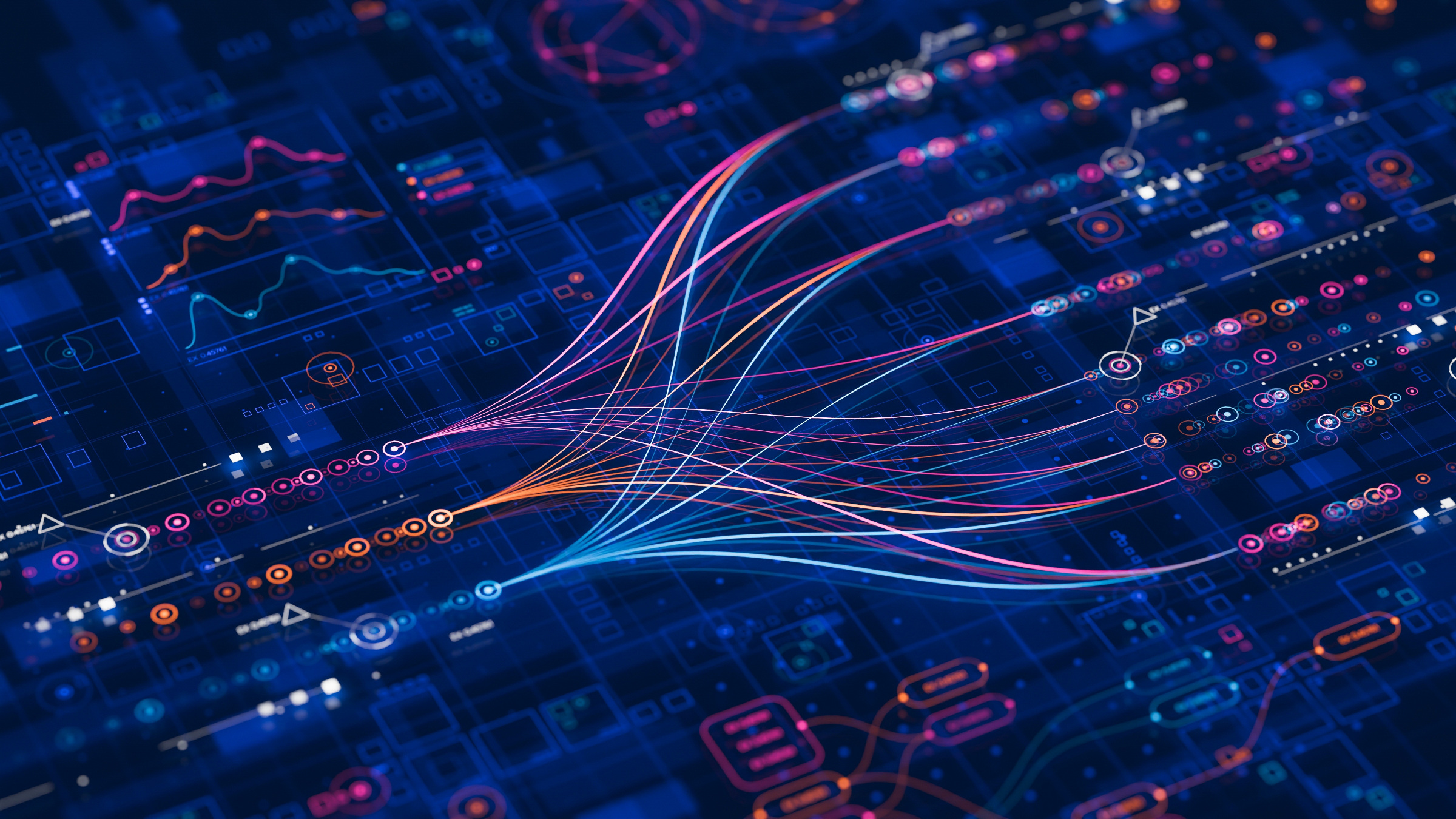 machine learning concept, illustration